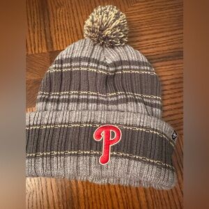 47 Brand Philadelphia Phillies World Series 2022 winter hat with pom pom